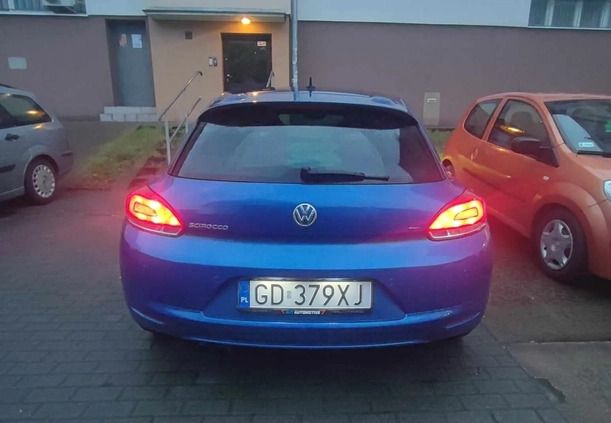 Volkswagen Scirocco cena 34000 przebieg: 83000, rok produkcji 2012 z Gdynia małe 232